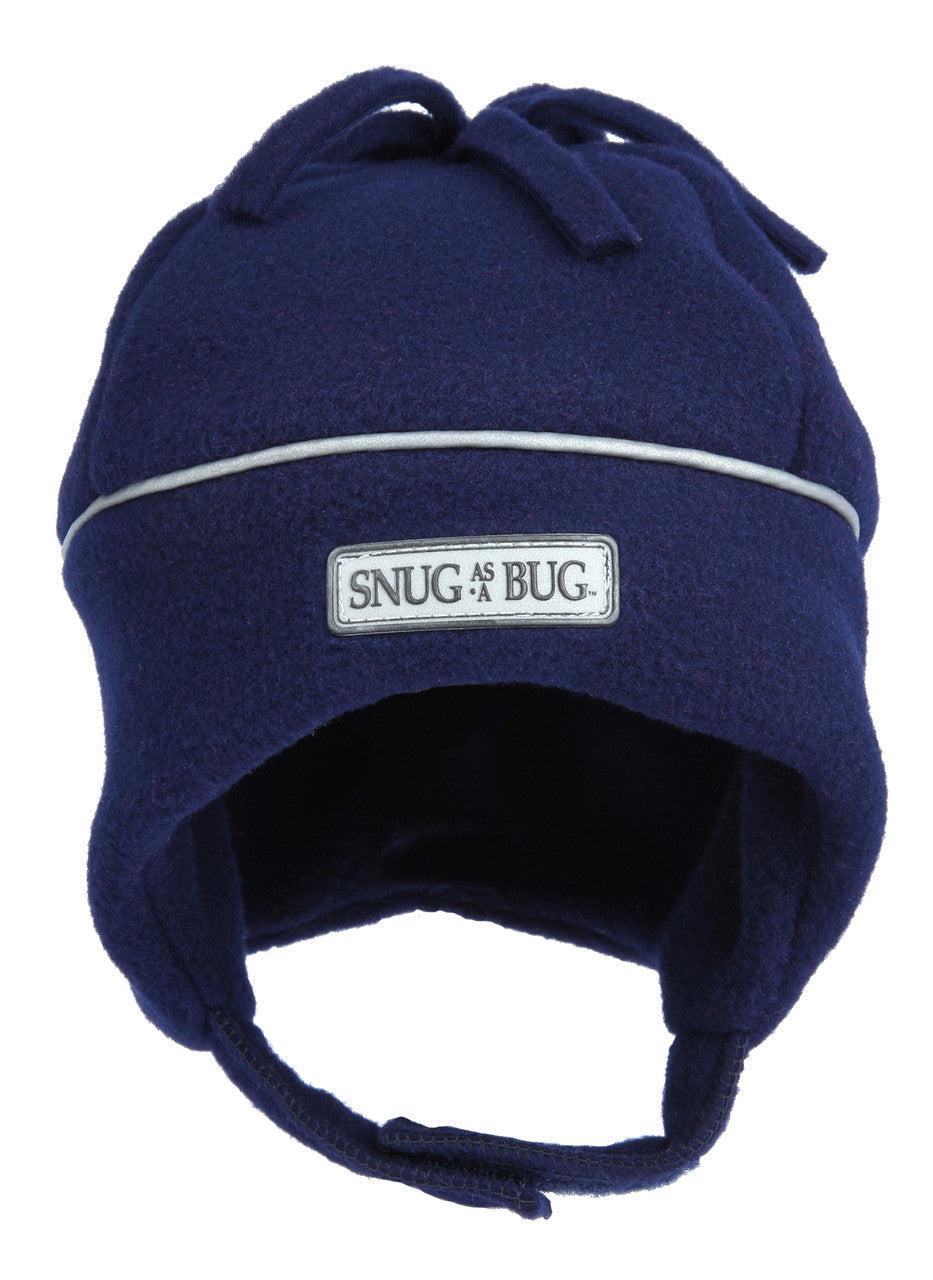 Snug As a Bug Navy Reflective Winter Hat