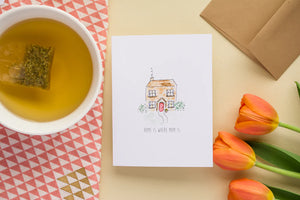 Little May Papery Home is where mom is card
