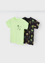 Load image into Gallery viewer, Mayoral 2piece T-shirt set green/navy 3018
