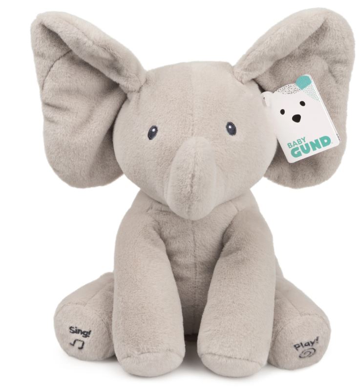 Baby Gund Animated Flappy The Elephant 12 IN - French Speaking Only