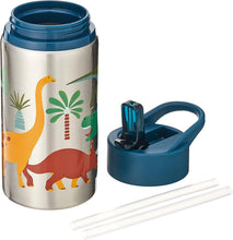 Load image into Gallery viewer, Stephen Joseph Stainless Steel Water Bottle - Dino
