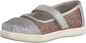 Toms Mary Jane Silver/ Gold Slip-On
