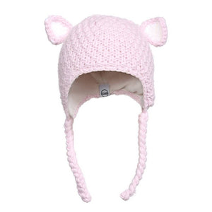 Kombi Baby Animal Hat - Pale Pink