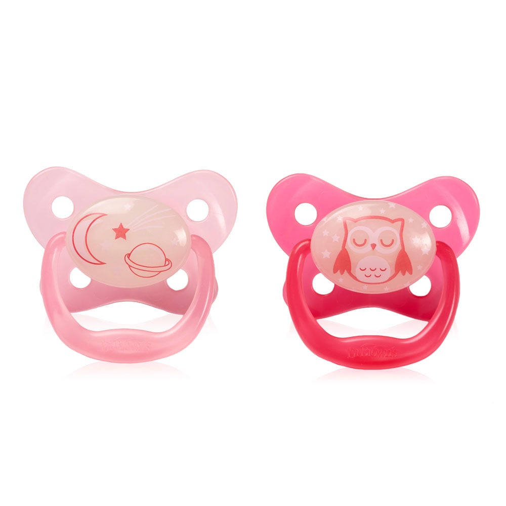 Dr. Brown's Pacifiers- Glow in the Dark (2 pack)