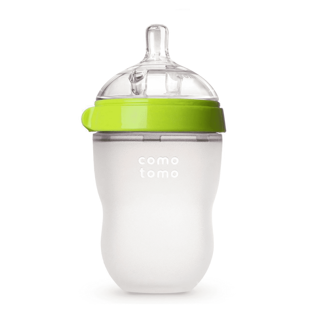 Comotomo-Natural Feel Bottle 250 ml Green