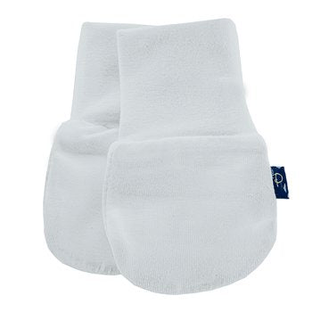 Kickee Pants Solid Newborn No- Scratch Paws - Fresh Air