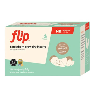 Flip- Newborn Stay Dry Inserts (6 pack)