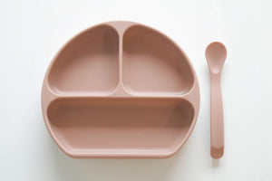 The Saturday Baby- Suction Plate with Lid and Spoon