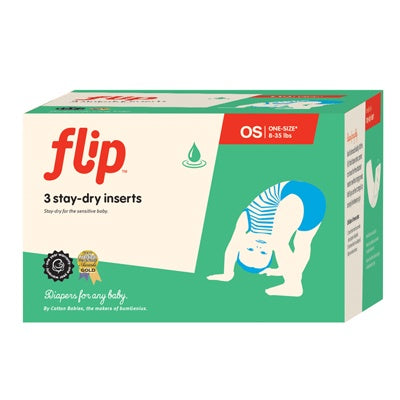Flip-Stay-Dry-One-Size Inserts 3 pack