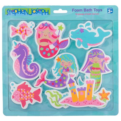 Stephen Joseph Foam Bath Toys- Mermaid