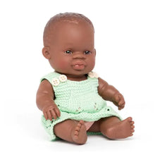Load image into Gallery viewer, Miniland Dolls African Girl with Cloting
