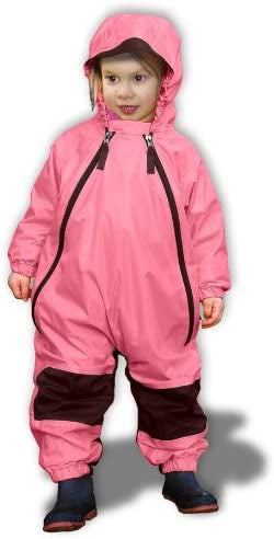 Tuffo Muddy Buddy one piece waterproof rain suit - Pink – BosomBabies