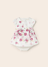 Load image into Gallery viewer, Print ceremony dress with nappy cover 1815
